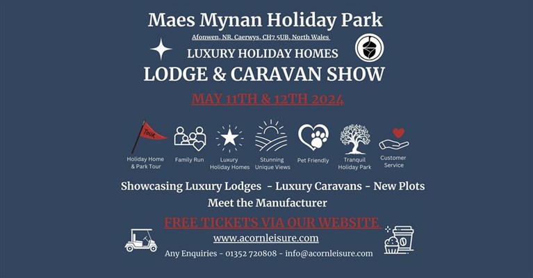 Maes Mynan Park Hosts First CARAVAN & LODGE SHOW