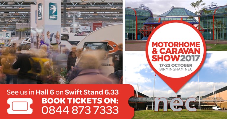 Caravan shows - The NEC Motorhome and Caravan Show - 17th - 22nd October - see 2018 holiday homes