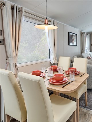 2023 Willerby Manor Static Caravan Holiday Home dining area