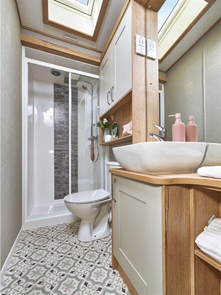 2024 ABI Ambleside Static Caravan Holiday Home shower room