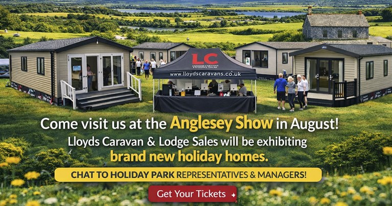 Come and See Lloyds Caravans at the Anglesey Show – 11th & 12th August