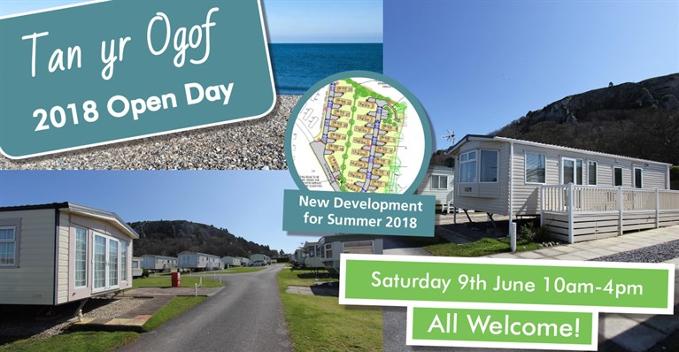 Tan yr Ogof Caravan Park in Llanddulas are hosting their very own open day!