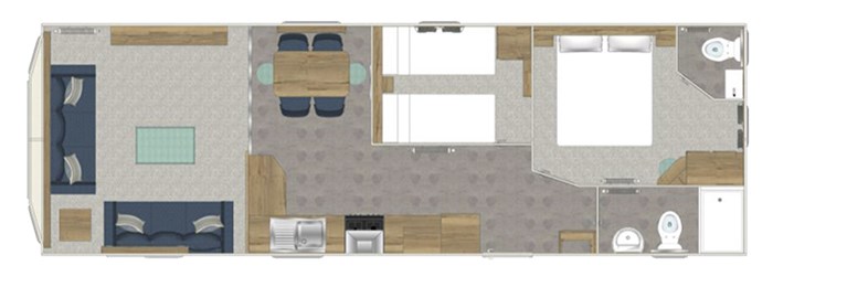 2022 ABI Adelaide 36ft x 12ft, 2 bedroom StaticCaravan Holiday Home at Palins