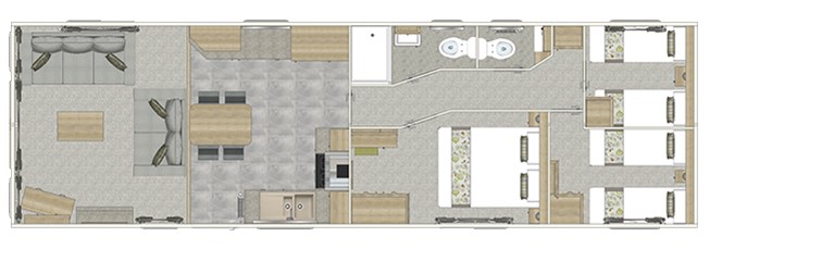 2023 ABI Windermere 40ft x 12ft, 3 bedroom Static Caravan Holiday Home at Lloyds