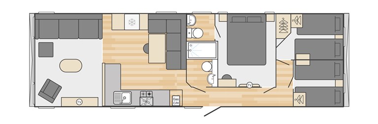 2023 Swift Moselle 40ftx 12ft 3 bedroom Static Caravan Holiday Home at Sunnyvale