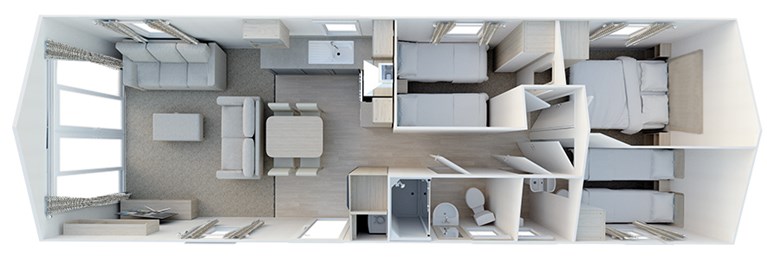 2022 Willerby Brenig Outlook 37ft x 12ft, 3 bedroom Static Caravan Holiday Home at Hendre