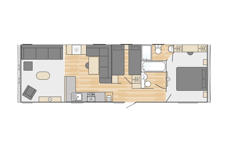 2023 Swift Moselle Lodge 40x13/2 Static Caravan Holiday Home