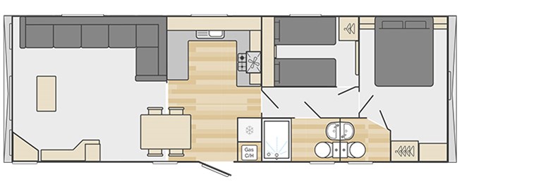 2024 Swift Ardennes SCANDI 35ft x 12ft 2 bedroom Static Caravan Holiday Home