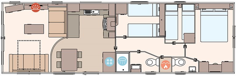 2025 ABI St David 39ft x 12ft 3 bedroom Static Caravan Holiday Home