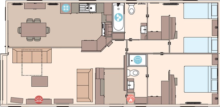 2025 ABI Kielder 41ft x 20ft 2 bedroom Exclusive Static Lodge Holiday Home (null)