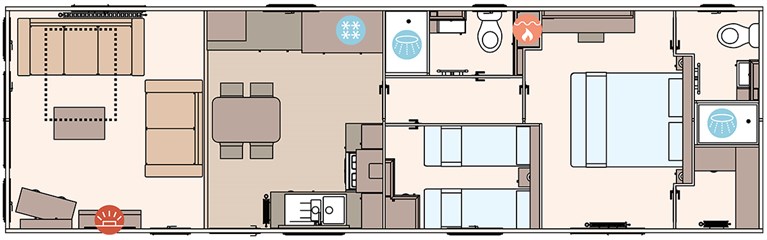 2025 ABI Windermere 40ft x 12ft 2 bedroom Static Caravan Holiday Home