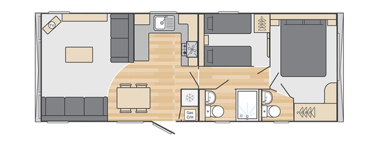2025 Swift Margaux 33ft x 12ft  2 bedroom Static Caravan Holiday Home