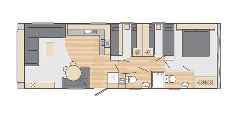 2025 Swift Loire 36ft x 12ft, 3 bedroom Static Caravan Holiday Home at Factory (null)