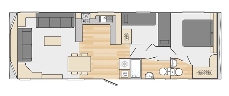 2025 Swift Provence 35ft x 12ft 2 bedroom Static Caravan Holiiday Home
