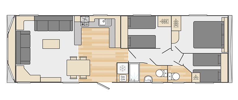 2025 Swift Provence 37ft x 12ft 3 bedroom Static Caravan Holiday Home