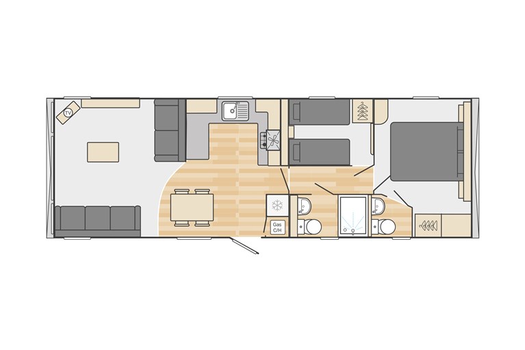 2025 Swift Bordeaux 35ft x 12ft 2 bedroom Static Caravan Holiday Home (null)