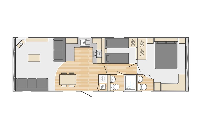 2025 Swift Bordeaux 38ft x 12ft 2 bedroom Static Caravan Holiday Home (null)