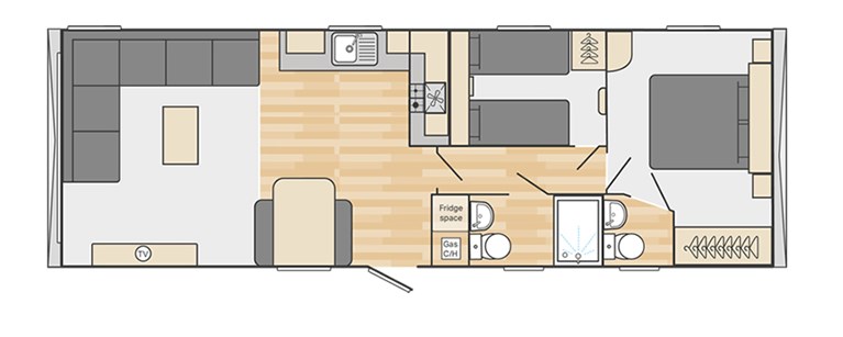 2025 Swift Royan 35ft x 12ft 2 bedroom Static Caravan Holiday Home factory