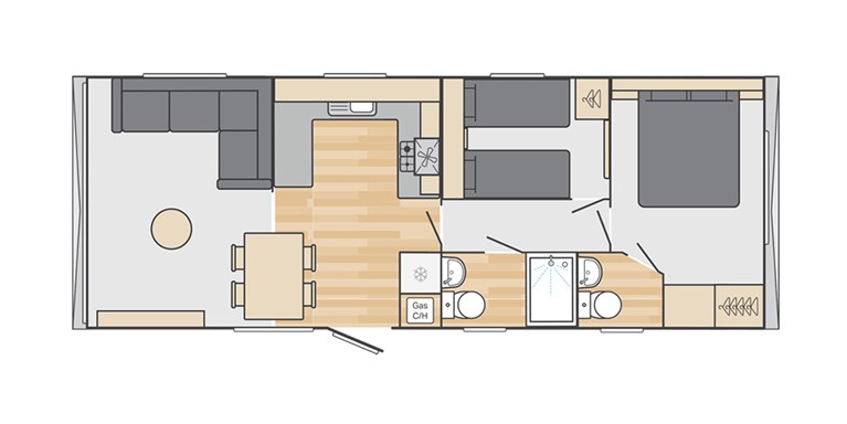 2025 Swift Ardennes 32ft x 12ft 2 bedroom Static Caravan Holiday Home (factory) null