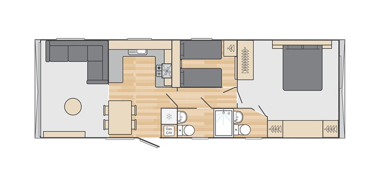 2025 Swift Ardennes 36ft x 12ft 2 bedroom Static Caravan Holiday Home (factory) null