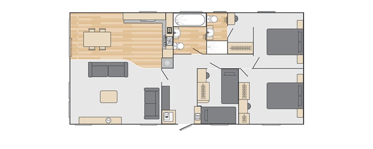 2025 Swift Montreal Lodge 41ft x 20ft 3 bedroom Static Lodge Holiday Home (factory (null))