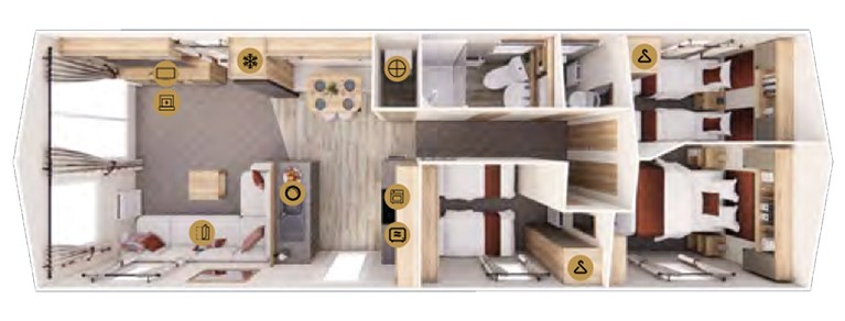 2025 Willerby Rio 36ft x 12ft 3 bedroom Static Lodge Holiday Home
