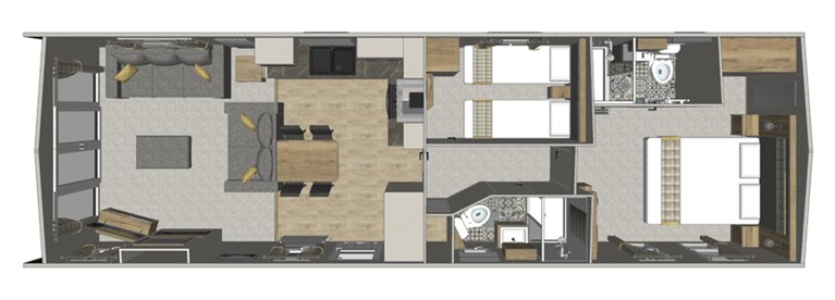 2026 ABI Saffron 39ft x 12ft 2 bedroom Static Caravan Holiday Home