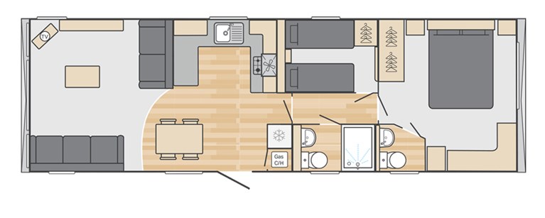 2026 Swift Margaux 35ft x 12ft 2 bedroom Static Caravan Holiday Home (factory null)