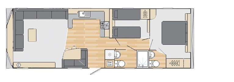2026 Swift Loire 35ft x 12ft 2 bedroom Static Caravan Holiday Home at Lloyds