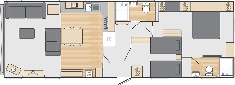 2026 Swift Vendee Lodge 42ft x 14ft 2 bedroom Static Lodge Holiday Home
