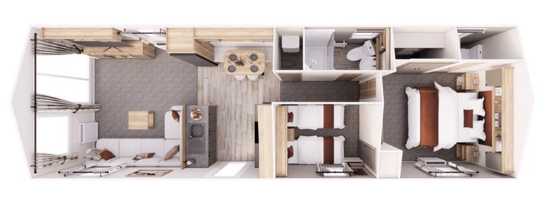 2026 Willerby Rio 32ft x 12ft 2 bedroom Static Caravan Holiday Home