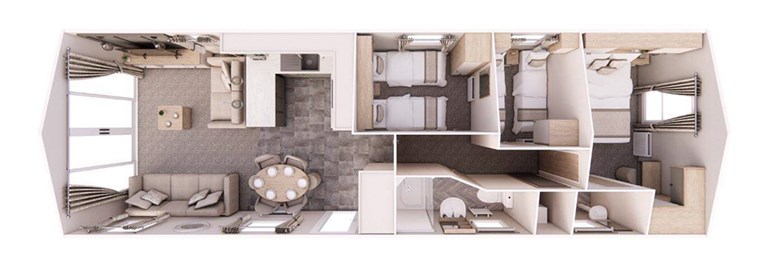 2026 Willerby Salisbury 38ft x 12ft 3 bedroom Static Caravan Holiday Home