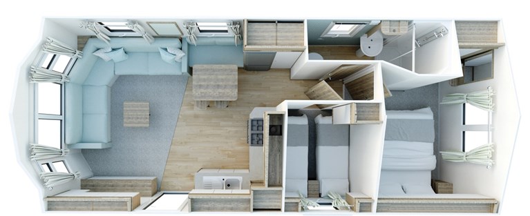 2026 Willerby Brookwood 28ft x 12ft 2 bedroom Static Caravan Holiday Home