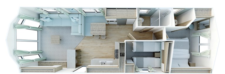 2026 Willerby Brookwood 35ft x 12ft 2 bedroom Static Caravan Holiday Home