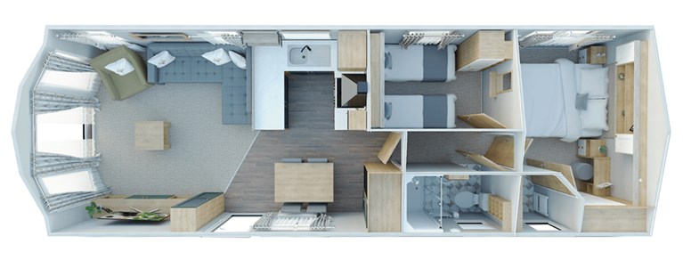 2026 Willerby Sierra 35ft x 12ft 2 bedroom Static Caravan Holiday Home