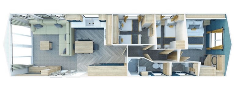 2026 Willerby Gainsborough 40ft x 12ft 3 bedroom Static Caravan Holiday Home