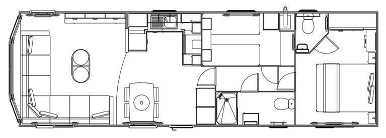 2026 Carnaby Oakdale 37ft x 12ft 2 bedroom Static Caravan Holiday Home