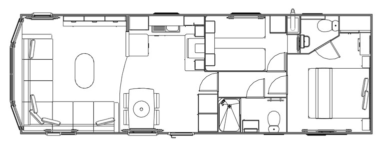 2026 Carnaby Oakdale 35ft x 12ft 2 bedroom Static Caravan Holiday Home f