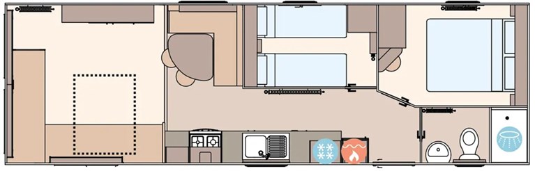 2027 ABI Coworth 32ft x 10ft, 2 bedroom Static Caravan Holiday Home