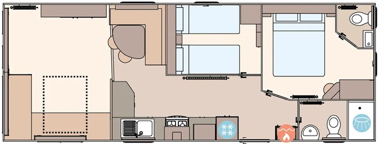 2027 ABI Coworth 32ft x 12ft, 2 bedroom Static Caravan Holiday Home