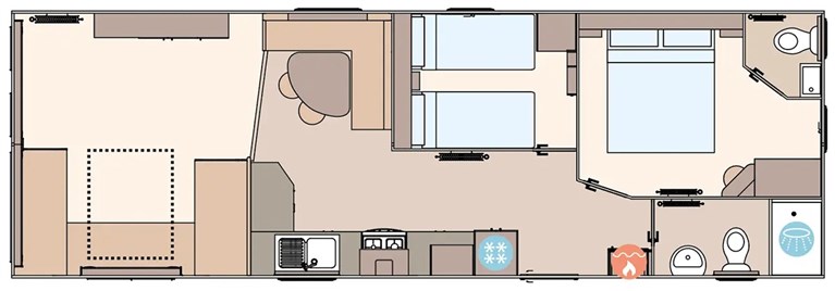 2027 ABI Coworth 36ft x 12ft, 2 bedroom Static Caravan Holiday Home