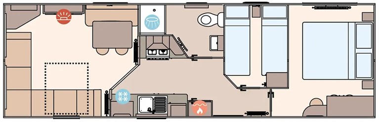 2027 ABI Keswick 32ft x 10ft 2 bedroom Static Caravan Holiday Home