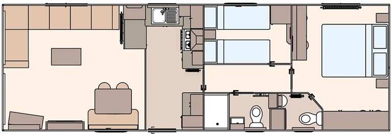 2027 ABI Keswick 36ft x 12ft 2 bedroom Static Caravan Holiday Home