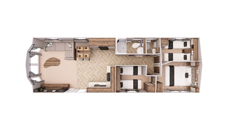2027 Willerby Leven 36ft x 12ft 3 bedroom Static Caravan Holiday Home