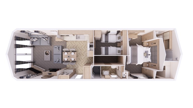 2027 Willerby Sheraton 42ft x 13.5ft 2 bedroom Static Caravan Holiday Home