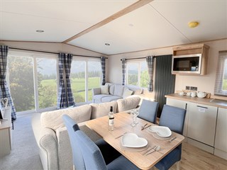 2027 ABI Hamilton Static Caravan Holiday Home lounge