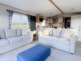 2027 ABI Hamilton Static Caravan Holiday Home sofa