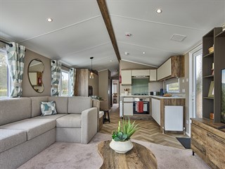 2027 Willerby Leven Static Caravan Holiday Home lounge overview