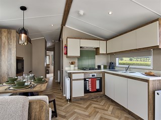 2027 Willerby Leven Static Caravan Holiday Home kitchen