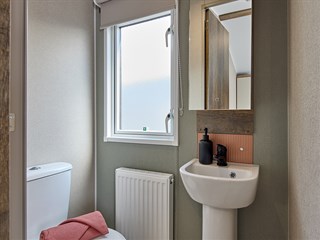 2027 Willerby Leven Static Caravan Holiday Home shower room
